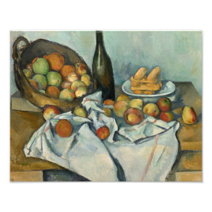 Impression Photo Paul Cezanne - Le panier des pommes
