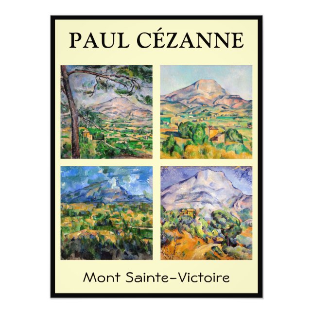 Impression Photo Paul Cezanne - Mont Sainte-Victoire Sélection (Devant)