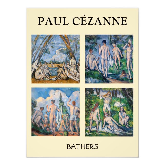 Impression Photo Paul Cezanne - Sélection des chefs-d'oeuvre de Bat (Devant)