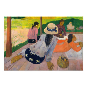 Impression Photo Paul Gauguin - La Siesta