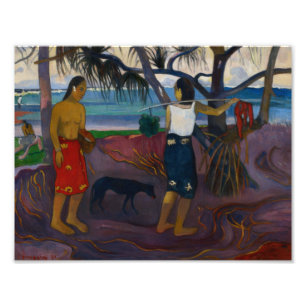 Impression Photo Paul Gauguin - Sous le Pandanus