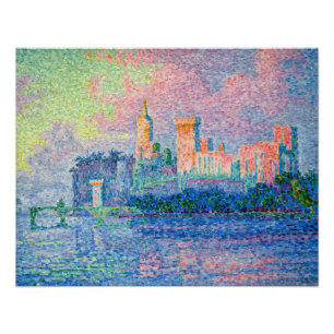 Impression Photo Paul Signac - Le Palais Pape, Avignon