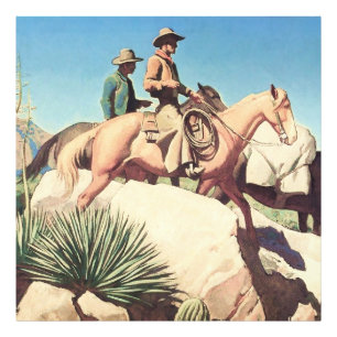 Impression Photo "Pays de la vache" par Maynard Dixon