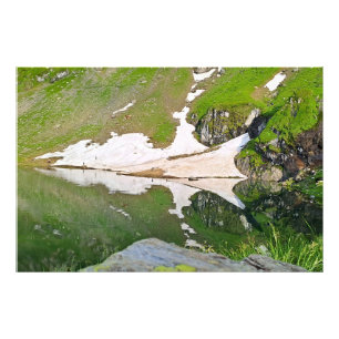 Impression Photo Paysage alpin du lac Balea - Nature sauvage Rouman