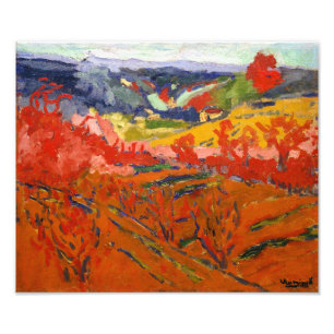 Impression Photo Paysage d'automne   Maurice de Vlaminck  