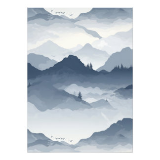 Impression Photo Paysage de montagne majestueux