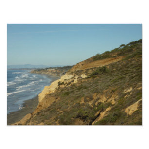 Impression Photo Paysage de voyage panoramique du littoral californ