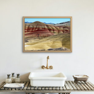 Impression Photo Paysage des collines peintes