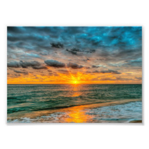 Impression Photo Paysage du lever du soleil