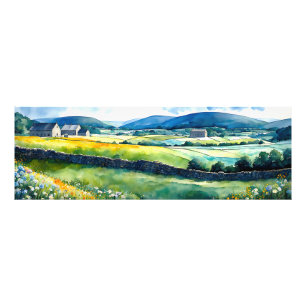 Impression Photo Paysage étendu "Dalehaven" Yorkshire Dales Scène