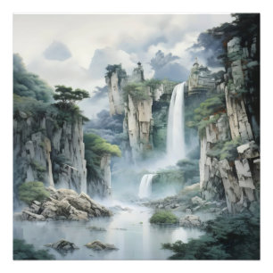 Impression Photo Paysage Fantastique Cascade Nature