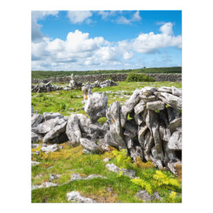Impression Photo Paysage pittoresque irlandais Burren Irlande
