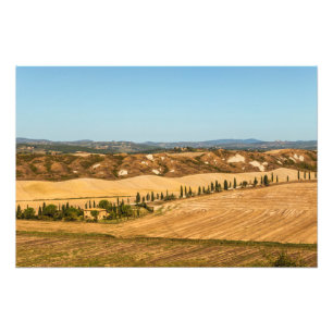 Impression Photo Paysages typiques pour la province de Sienne en To