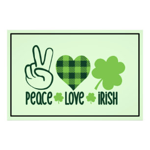 Impression Photo Peace Love Irish-60682