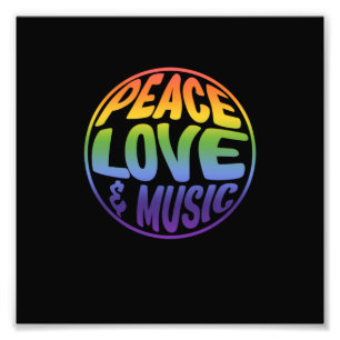 Impression Photo Peace Love Music Support Earth World Peace Day