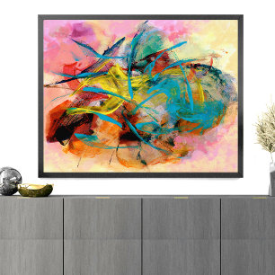 Impression Photo Peinture Abstraite couleur énergétique