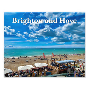 Impression Photo Peinture de Brighton et Hove Beach