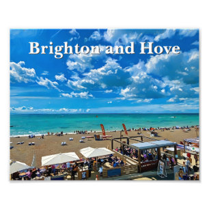 Impression Photo Peinture de Brighton et Hove Beach