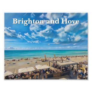 Impression Photo Peinture de Brighton et Hove Beach