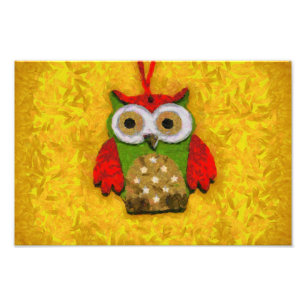 Impression Photo Peinture de hibou