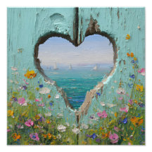 Peinture de voilier de fleurs sauvages côtières de