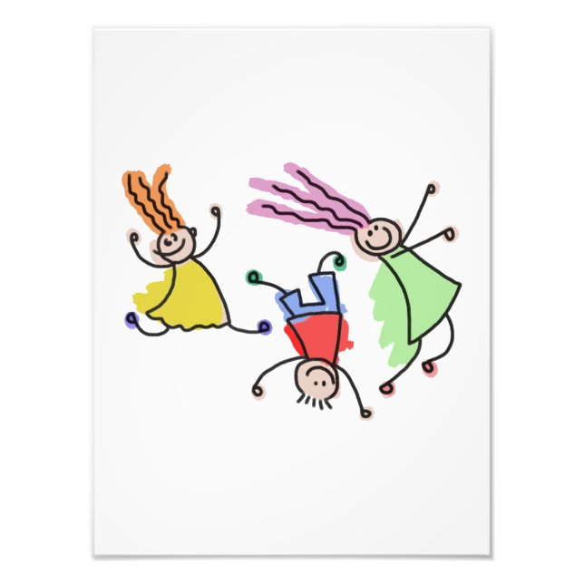 Impression Photo Peinture personnelle de votre enfant (Devant)