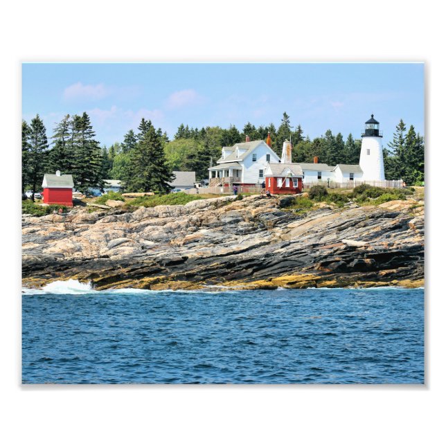 Impression Photo Pemaquied Point Lighthouse Maine Imprimer (Devant)