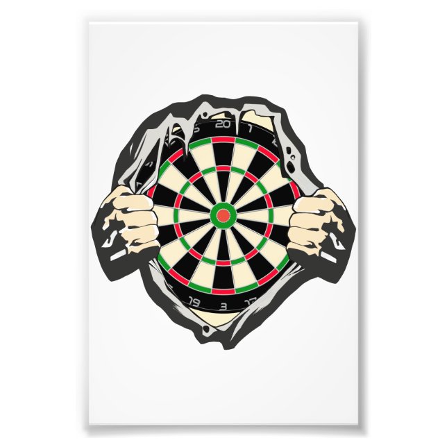 Impression Photo Percée vers le Bullseye - Ultimate Dartboard (Devant)