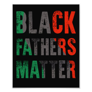 Impression Photo Pères Noirs Matter Papa Mois de l'histoire Noire