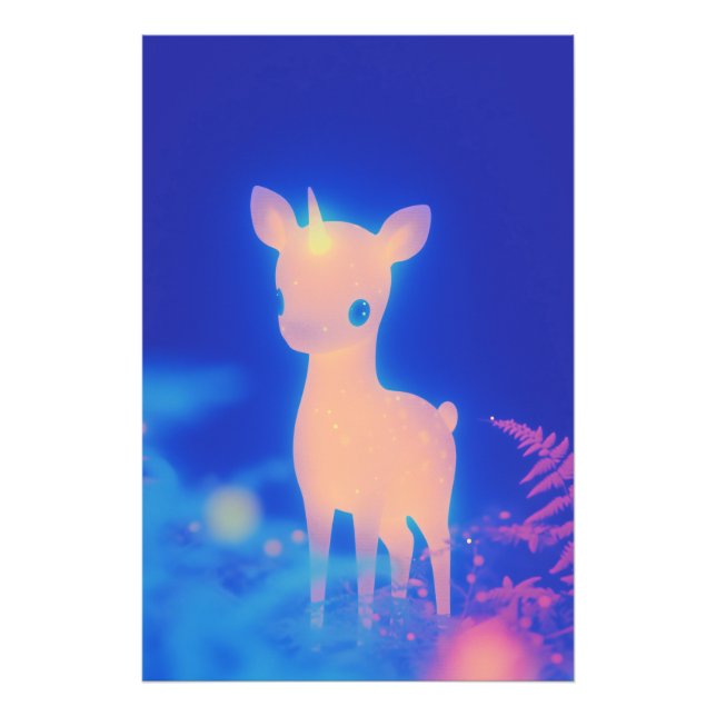 Impression Photo Perle de phosphore Fawnicorn (Devant)