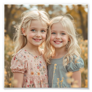 Impression photo personnalisée en satin Premium Fa