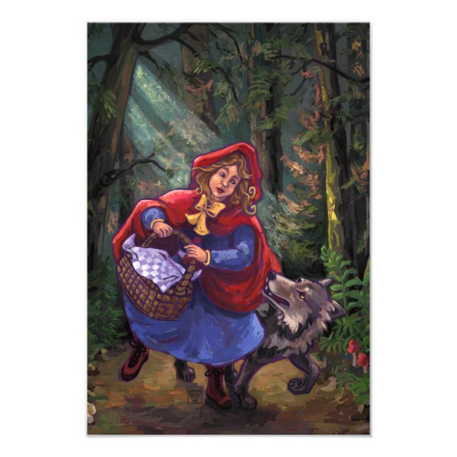 Impression Photo Petit Chaperon Rouge (Devant)