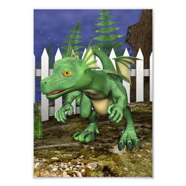 Impression Photo Petit Dragon (Devant)
