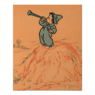 Impression Photo Petit Garçon Blue Nursery Rhyme