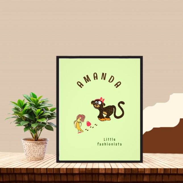 Impression Photo Petit singe (Créateur téléchargé)