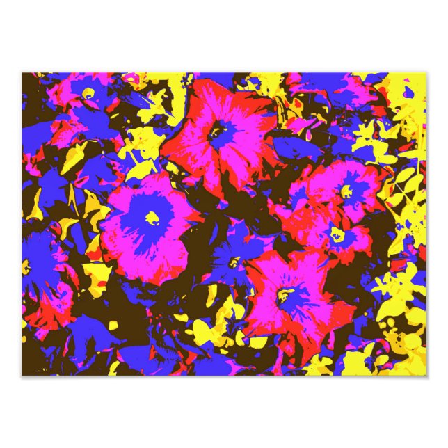 IMPRESSION PHOTO PETUNIAS (Devant)