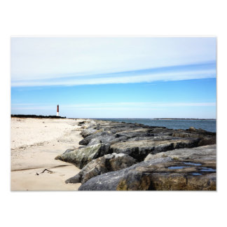 Impression Photo Phare de Barnegat, Lumière de Barnegat, New Jersey