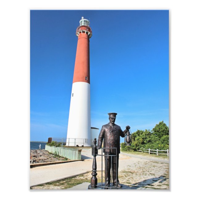 Impression Photo Phare de Barnegat, New Jersey (Devant)
