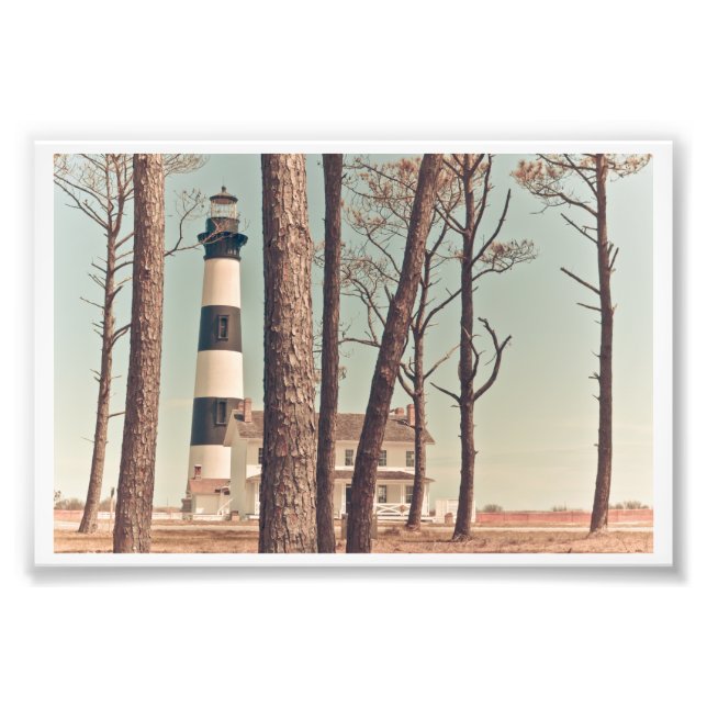 Impression Photo Phare de Bodie Island. (Devant)