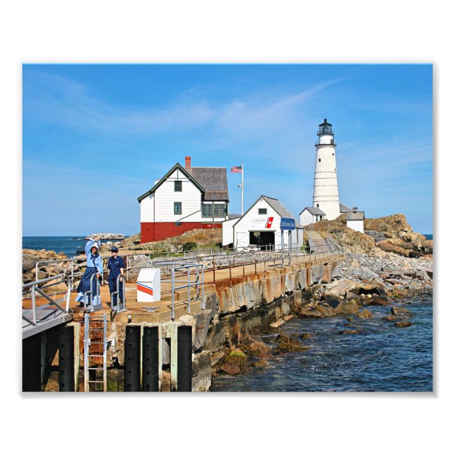 Impression Photo Phare de Boston, Massachusetts (Devant)