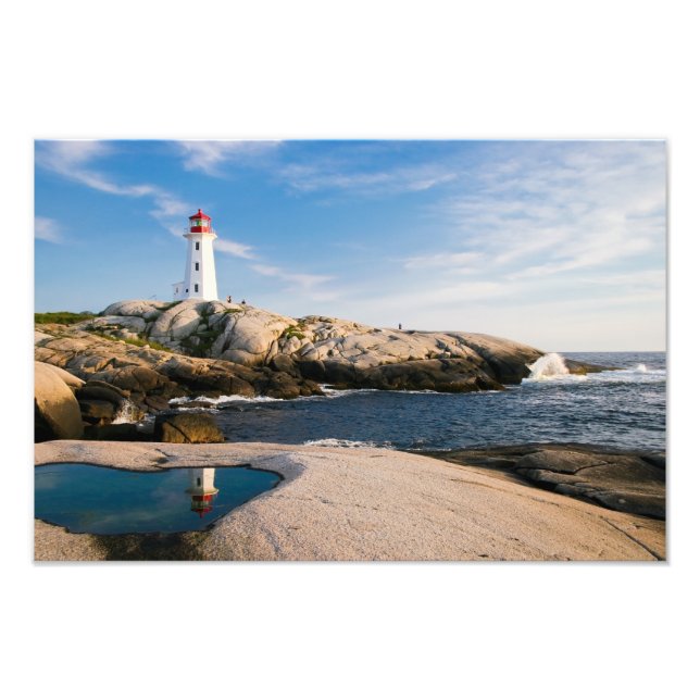 Impression Photo Phare de Peggys Point Canada atlantique (Devant)