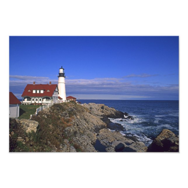 Impression Photo Phare de Portland Head Maine (Devant)
