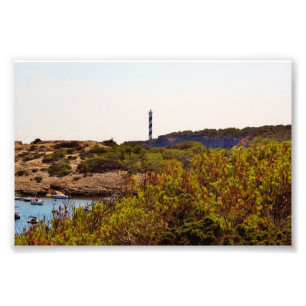 Impression Photo Phare de Punta Moscarter Portinatx Ibiza