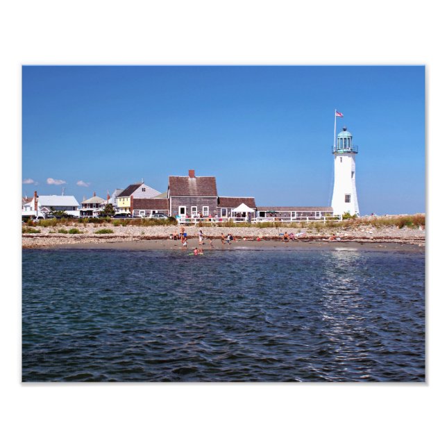 Impression Photo Phare De Scituate, Massachusetts (Devant)