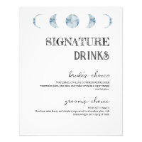 Phases de la lune Signature Boissons Mariage Bar P