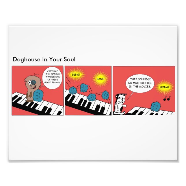 Impression Photo Piano géant (Devant)