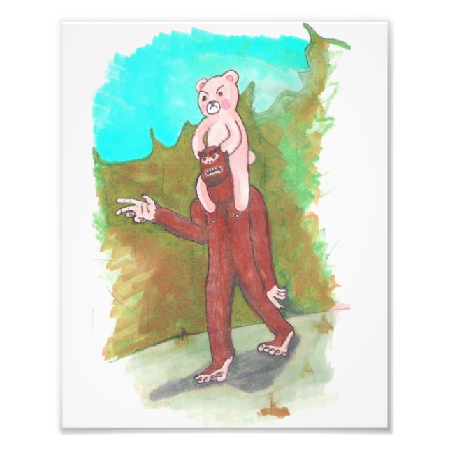 Impression Photo Pied (Devant)