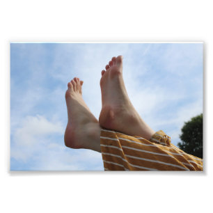 Impression photo Pieds vers le ciel