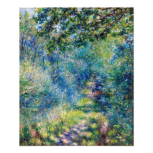 Impression Photo Pierre-Auguste Renoir - Chemin dans la Forêt