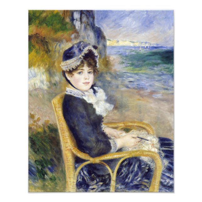 Impression Photo Pierre-Auguste Renoir - En bord de mer (Devant)